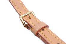 Load image into Gallery viewer, 極美品 LouisVuitton ルイヴィトン ショルダーストラップ ヌメ革 ブラウン ゴールド金具 ユニセックス ヌメ革 ベージュ 48161