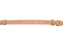 Load image into Gallery viewer, 極美品 LouisVuitton ルイヴィトン ショルダーストラップ ヌメ革 ブラウン ゴールド金具 ユニセックス ヌメ革 ベージュ 48161
