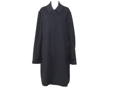 BURBERRY バーバリー コート カーコート カシミヤ ブラック ガーメント付き メンズ 48 美品 中古 48163
