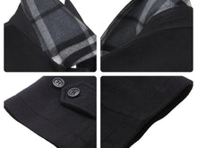 Load image into Gallery viewer, BURBERRY バーバリー コート カーコート カシミヤ ブラック ガーメント付き メンズ 48 美品 中古 48163