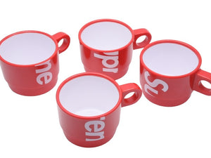 今度 18SS Supreme Stacking Cups (Set of 4) スタッキングカップ 4個セット レッド レッド マグカップ コップ 48192 