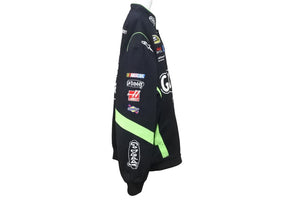 JEFFHAMILTON ジェフハミルトン NACAR ナスカー ヴィンテージ レーシングジャケット ブラック グリーン 2XL 美品 中古 48205