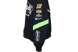 JEFFHAMILTON ジェフハミルトン NACAR ナスカー ヴィンテージ レーシングジャケット ブラック グリーン 2XL 美品 中古 48205