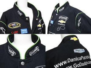 JEFFHAMILTON ジェフハミルトン NACAR ナスカー ヴィンテージ レーシングジャケット ブラック グリーン 2XL 美品 中古 48205
