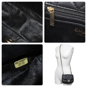 CHANEL シャネル ショルダーバッグ チェーンショルダーバッグ ミニマトラッセ ビジューココマーク金具 14683190 中古 48212