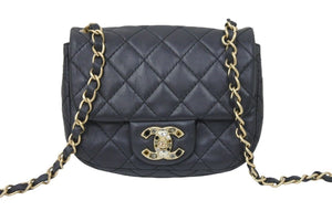 CHANEL シャネル ショルダーバッグ チェーンショルダーバッグ ミニマトラッセ ビジューココマーク金具 14683190 中古 48212