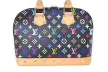 Load image into Gallery viewer, 極美品 LOUIS VUITTON ルイヴィトン モノグラムマルチ ハンドバッグ アルマ M92646 ブラック マルチ ゴールド金具 中古 48261