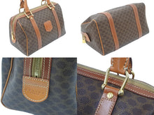 Load image into Gallery viewer, CELINE セリーヌ ハンドバッグ ヴィンテージ マカダムミニボストン 25㎝ バック ブラウン DM97/2 中古 48268