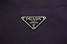 Load image into Gallery viewer, PRADA プラダ ホーボー ナイロン ハンドバッグ パープル 紫 MV519 ミニバッグ 三角ロゴ金具 プレート 美品 中古 48272