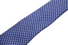 Load image into Gallery viewer, LOUIS VUITTON ルイ・ヴィトン クラヴァット マイクロダミエ 8CM シルク 100％ マリーヌ ブルー ネイビー MR0198 中古 48287