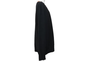 極美品 BURBERRY バーバリー カシミヤ セーター ヴィンテージチェック ブラック ベージュ トップス 8023461 サイズXXL 中古 48295