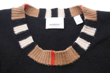 Load image into Gallery viewer, 極美品 BURBERRY バーバリー カシミヤ セーター ヴィンテージチェック ブラック ベージュ トップス 8023461 サイズXXL 中古 48295