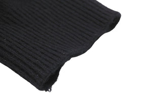 極美品 BURBERRY バーバリー カシミヤ セーター ヴィンテージチェック ブラック ベージュ トップス 8023461 サイズXXL 中古 48295
