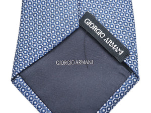 GIORGIO ARMANI ジョルジオアルマーニー 長さ147cm 大検幅8cm 紳士 ネクタイ イタリア産 中古 48298