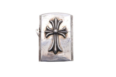 CHROME HEARTS クロムハーツ 141.2g ZIPPO CHクロス ジッポ ライター 美品 中古 48305