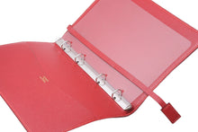 Load image into Gallery viewer, HERMES エルメス 手帳カバー ヴァ―エプソン ヴァーミリオン KRASE シルバー金具 美品 中古 48321