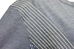 LOUIS VUITTON ルイ・ヴィトン 半袖Ｔシャツ ガストンV 刺繍 Tシャツ13SS インディゴ 刺し子 サイズ S CA36828 中古 48332