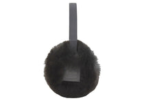 Load image into Gallery viewer, 極美品 CHANEL シャネル スポーツライン 06A イヤーマフ ファー ココマーク ブラック グレー 中古 48340