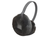 Load image into Gallery viewer, 極美品 CHANEL シャネル スポーツライン 06A イヤーマフ ファー ココマーク ブラック グレー 中古 48340