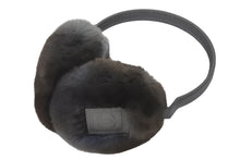 Load image into Gallery viewer, 極美品 CHANEL シャネル スポーツライン 06A イヤーマフ ファー ココマーク ブラック グレー 中古 48340