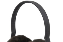 Load image into Gallery viewer, 極美品 CHANEL シャネル スポーツライン 06A イヤーマフ ファー ココマーク ブラック グレー 中古 48340