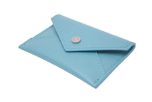 Load image into Gallery viewer, 極美品 TIFFANY&amp;Co. ティファニー カードケース ティファニーブルー 名刺入れ 小物 シルバー金具 ロゴ レザー 中古 48391
