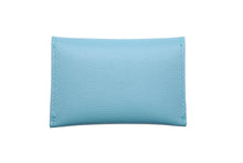 Load image into Gallery viewer, 極美品 TIFFANY&amp;Co. ティファニー カードケース ティファニーブルー 名刺入れ 小物 シルバー金具 ロゴ レザー 中古 48391