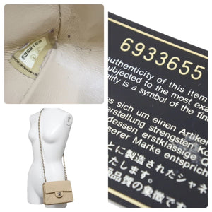 CHANEL シャネル チェーンショルダーバッグ ココマーク マトラッセ 6番台 2000年 A01115 ベージュ シルバー 美品 中古 48400