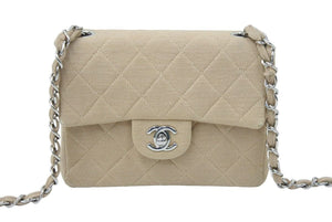 CHANEL シャネル チェーンショルダーバッグ ココマーク マトラッセ 6番台 2000年 A01115 ベージュ シルバー 美品 中古 48400