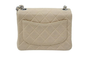 CHANEL シャネル チェーンショルダーバッグ ココマーク マトラッセ 6番台 2000年 A01115 ベージュ シルバー 美品 中古 48400