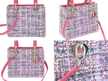 Load image into Gallery viewer, 極美品 ChristianDior クリスチャンディオール レディディオール 2WAYショルダーバッグ メディアム M0550 ピンク 中古 48414