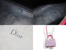 Load image into Gallery viewer, 極美品 ChristianDior クリスチャンディオール レディディオール 2WAYショルダーバッグ メディアム M0550 ピンク 中古 48414
