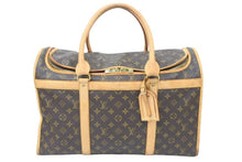 Load image into Gallery viewer, LOUIS VUITTON ルイヴィトン サックシャン50 ドッグキャリーバッグ 中型犬用 モノグラム M42021 中古 48438