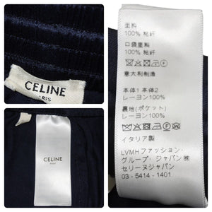 CELINE セリーヌ ショートパンツ サイズ40 21AW ツートンカラーアスレチックサテンショー 2P516164I 中古 48447