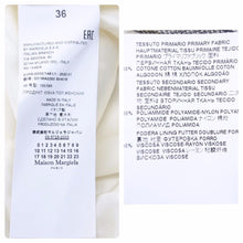Load image into Gallery viewer, MARTIN MARGIELA マルタンマルジェラ パンツ 22AW S31MA0350 コットン ポリアミド ビスコース ホワイトブラック 36 美品 中古 48450