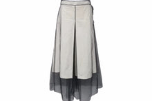 Load image into Gallery viewer, MARTIN MARGIELA マルタンマルジェラ パンツ 22AW S31MA0350 コットン ポリアミド ビスコース ホワイトブラック 36 美品 中古 48450