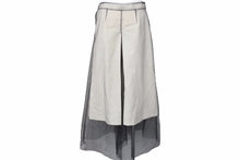 Load image into Gallery viewer, MARTIN MARGIELA マルタンマルジェラ パンツ 22AW S31MA0350 コットン ポリアミド ビスコース ホワイトブラック 36 美品 中古 48450