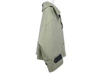 Load image into Gallery viewer, LOEWE ロエベ ダブル ショート ジャケット 21SS レディース S359338XAV ウール カシミヤ グリーン ブラック 34 美品 中古 48451