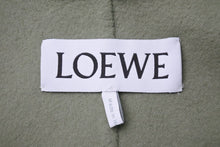 Load image into Gallery viewer, LOEWE ロエベ ダブル ショート ジャケット 21SS レディース S359338XAV ウール カシミヤ グリーン ブラック 34 美品 中古 48451