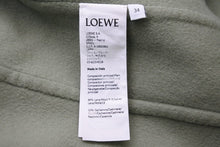 Load image into Gallery viewer, LOEWE ロエベ ダブル ショート ジャケット 21SS レディース S359338XAV ウール カシミヤ グリーン ブラック 34 美品 中古 48451