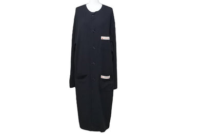 RAF SIMONS ラフシモンズ サイズXS 20SS JERSEY LABO COAT WITH ２ マオカラーカットソーロング 中古 48452