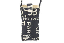 Load image into Gallery viewer, CHANEL シャネル バイシーロゴ スマホケース ブラック ホワイト 小物入れ ハンドバッグ 良好 中古 48459