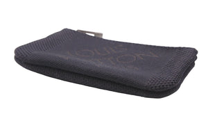 LOUISVUITTON ルイヴィトン ポシェットクレ 小銭入れ コインケース キーケース ミニ財布 M93549 ブラック ブラウン 美品 中古 48468