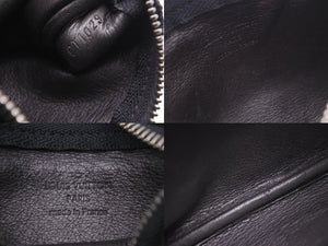 LOUISVUITTON ルイヴィトン ポシェットクレ 小銭入れ コインケース キーケース ミニ財布 M93549 ブラック ブラウン 美品 中古 48468