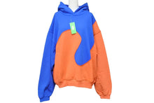 Load image into Gallery viewer, 未使用品 ERL イーアールエル Swirl パーカー オレンジ ブルー フーディー トップス サイズL 中古 48488