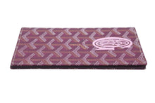 Load image into Gallery viewer, 極美品 GOYARD ゴヤール 手帳カバー パスポートケース 普段使い A6サイズ 赤 紫 レッド パープル 中古 48490