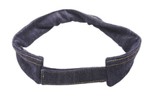 Load image into Gallery viewer, 極美品 CHANEL シャネル デニム インディゴ サンバイザー ココマーク ゴールド 刺繍 ロゴ 帽子 小物 ONE SIZE 中古 48536