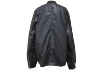 Load image into Gallery viewer, CHROMEHEARTS クロムハーツ FLURIES JRD ナイロンジャケット クロスボタン シルバー925 レザー ブラック サイズL 美品 中古 48579