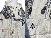 Load image into Gallery viewer, LOUIS VUITTON ルイヴィトン ジャケット ライトニングルレックスフーデッド 21SS 38 ホワイト ゴールド RW211B 美品 中古 48589