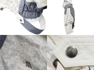 LOUIS VUITTON ルイヴィトン ジャケット ライトニングルレックスフーデッド 21SS 38 ホワイト ゴールド RW211B 美品 中古 48589